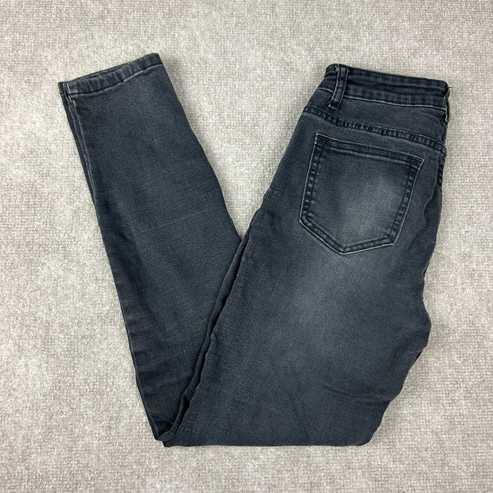 C&A Jeans Women's 25‎ Dark Gray Denim Slim Skinny Leg Outdoor Grunge Streetwear